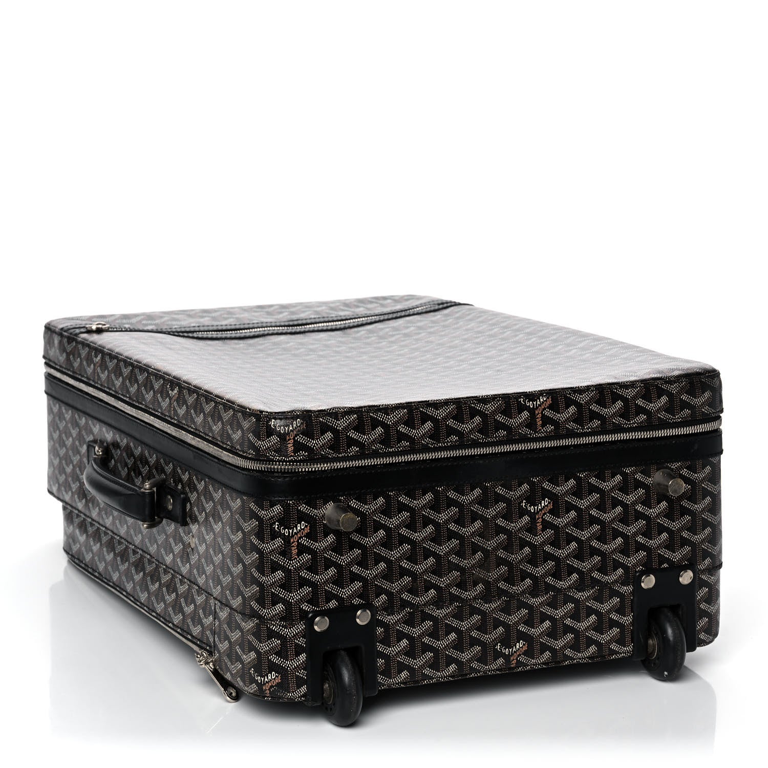 Goyard Goyardine Rolling Suitcase Trolley PM Black 3 of 19