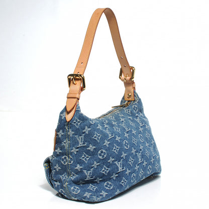 Louis Vuitton Monogram Denim Baggy PM Blue 6 of 11