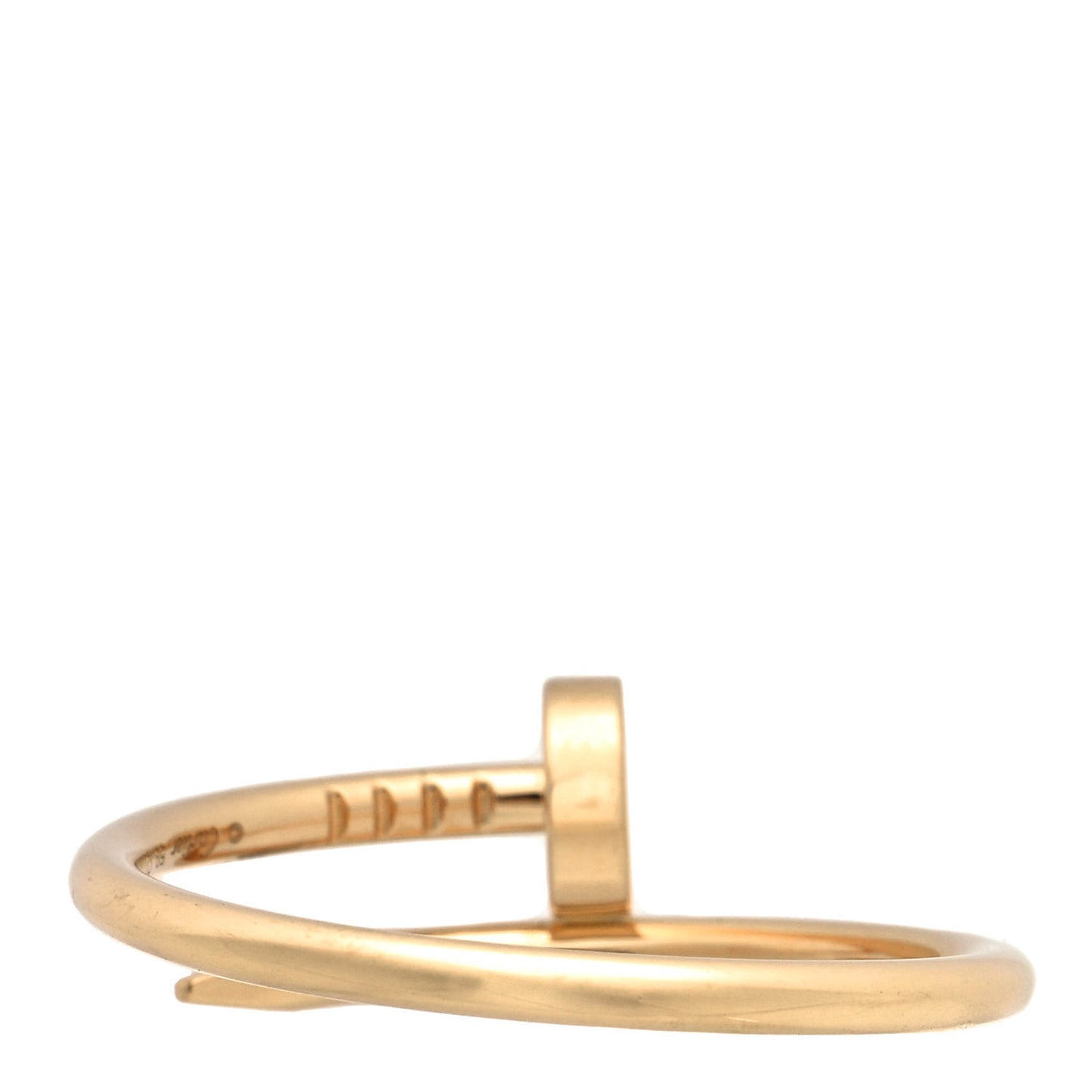 18K Yellow Gold Small Juste Un Clou Ring 59 8.75