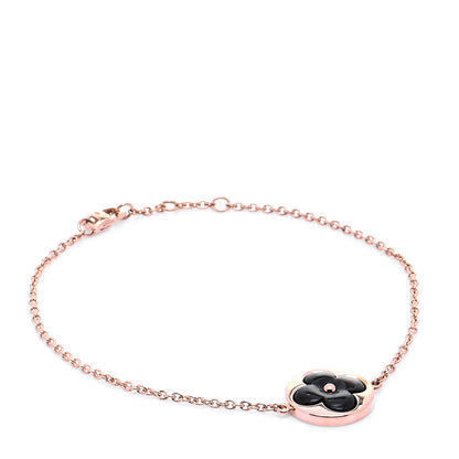 Louis Vuitton 18K Pink Gold Grey Mother of Pearl Color Blossom Sun Bracelet 1 of 8