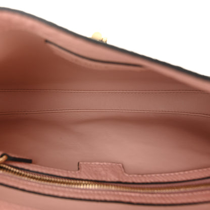 Gucci Snakeskin Ostrich Calfskin Small Jackie 1961 Hobo Pink Multicolor 5 of 11
