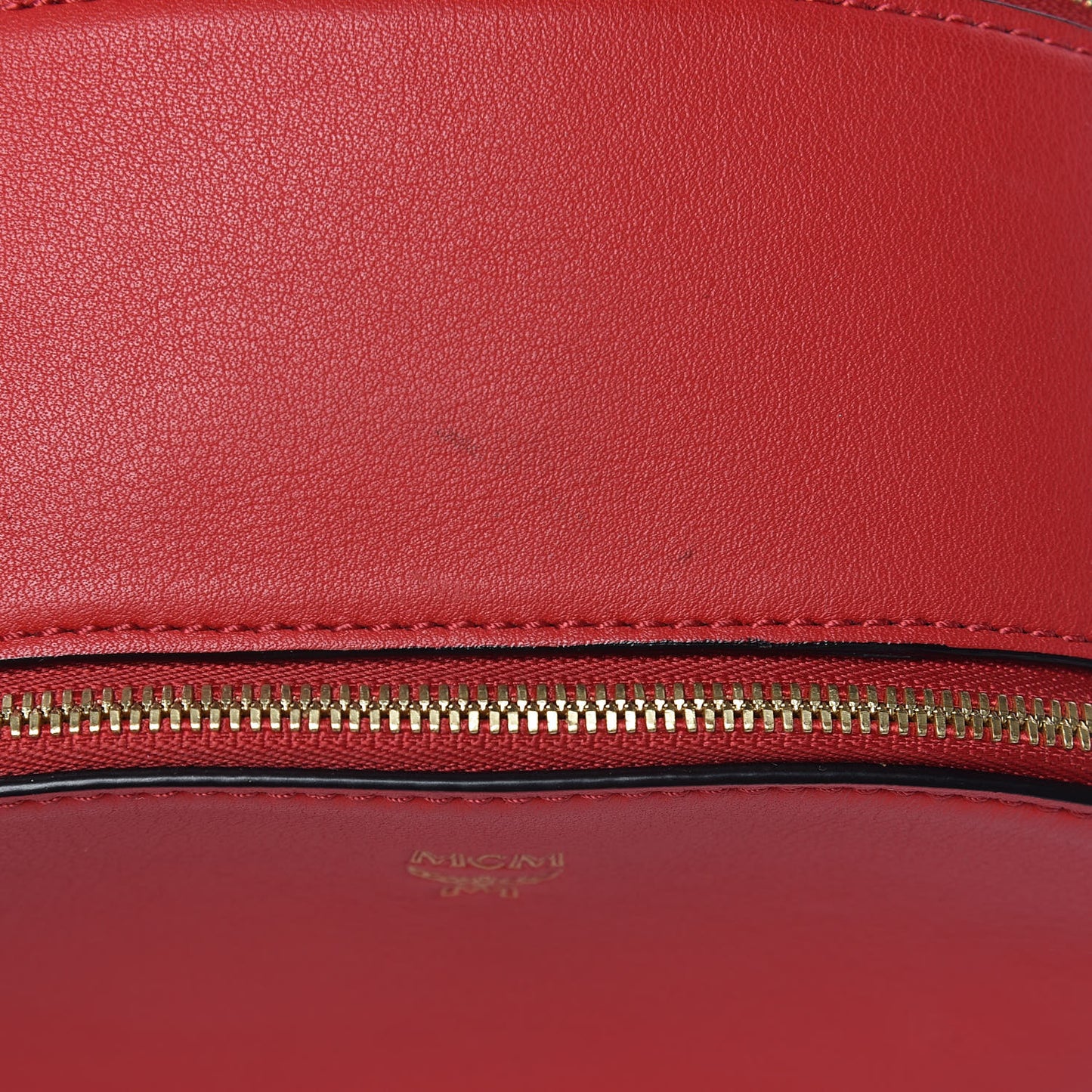 Calfskin Mini Duchess Polke Studs Backpack Red