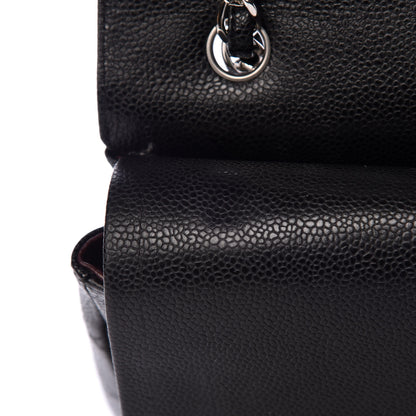 Chanel Caviar Quilted Maxi Double Flap Black 13 of 15