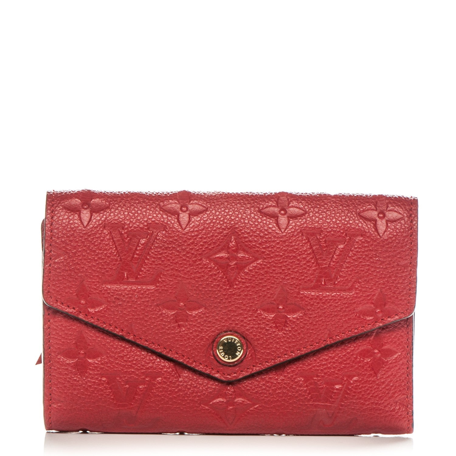 Louis Vuitton Empreinte Compact Curieuse Wallet Cherry 1 of 7
