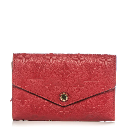 Louis Vuitton Empreinte Compact Curieuse Wallet Cherry 1 of 7