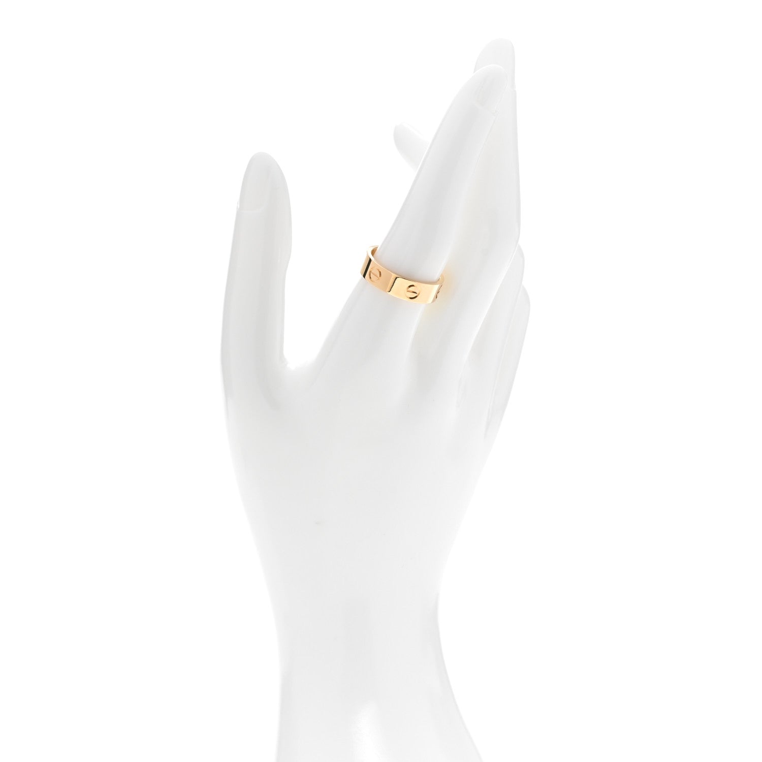 Cartier 18K Yellow Gold 5.5mm LOVE Ring 58 8.25 2 of 5