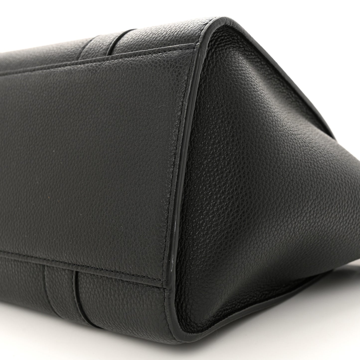 Classic Grain Small Bayswater Zip Tote Black