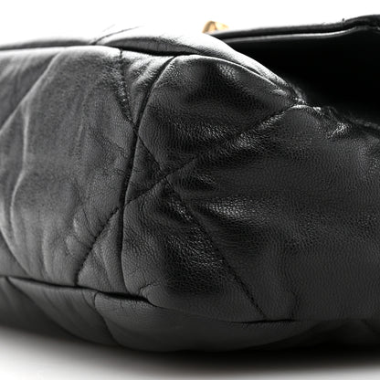 Chanel Lambskin Quilted Medium Chanel 19 Flap Black 10 of 11