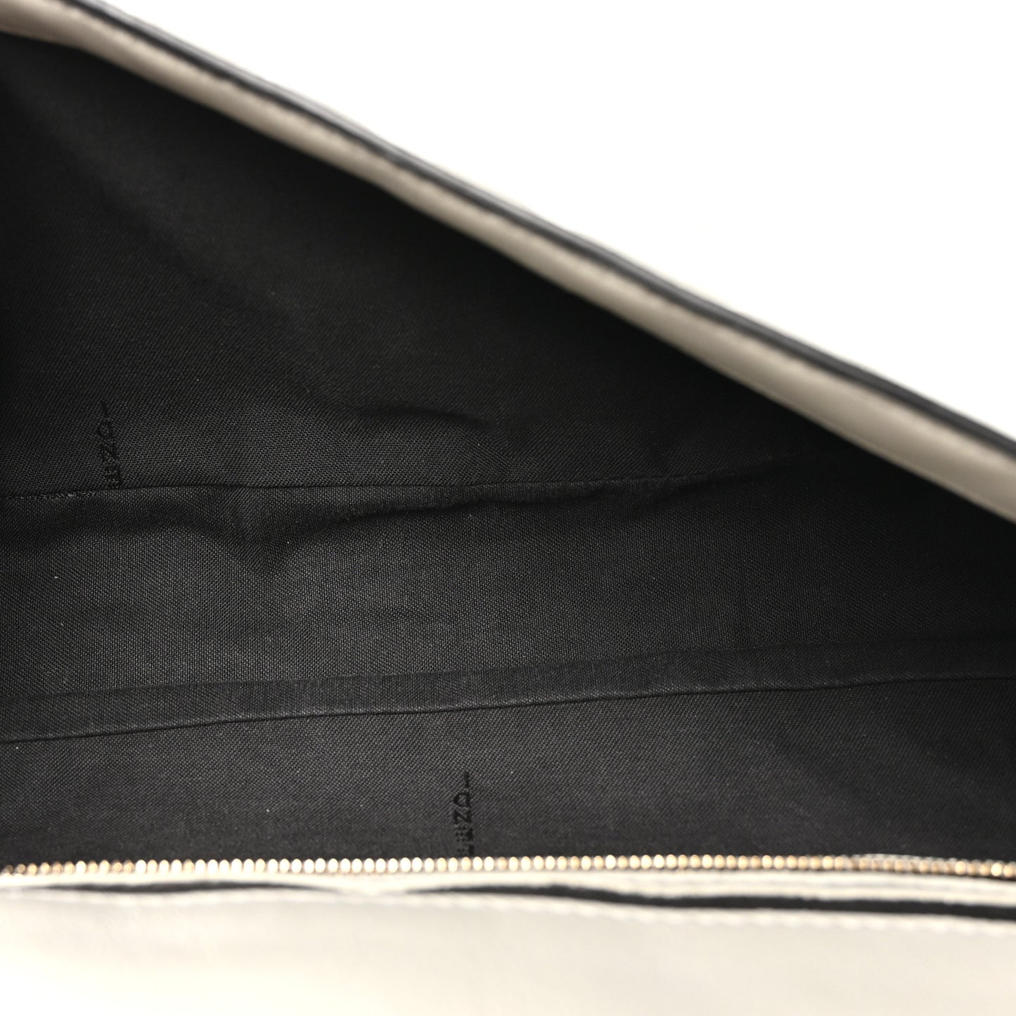 Nappa FF 1974 Embossed Baguette White