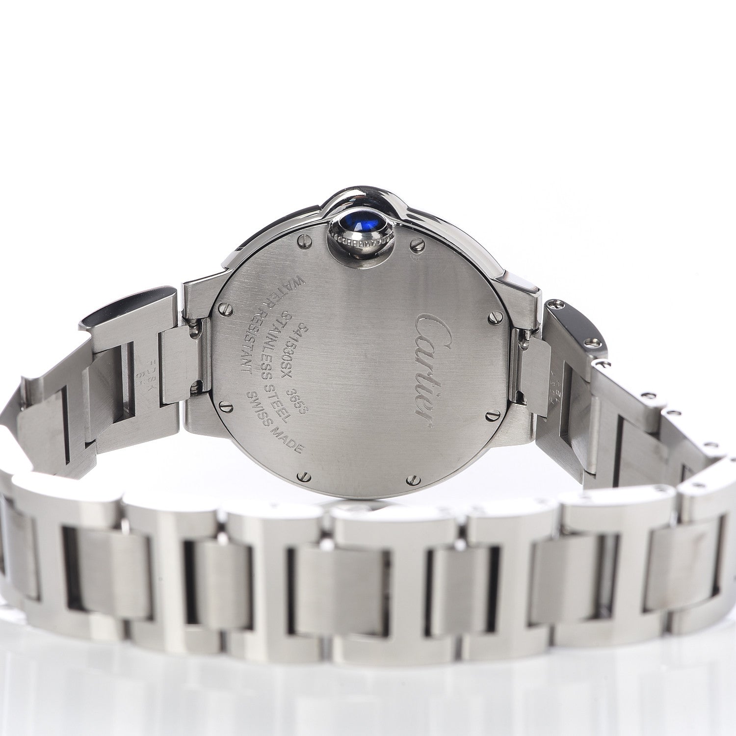 Cartier Stainless Steel 33mm Ballon Bleu De Quartz Watch 5 of 7