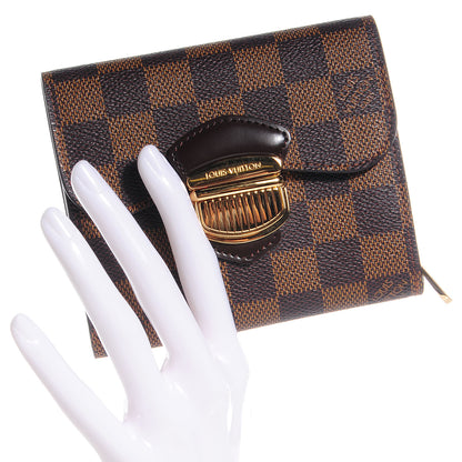 Louis Vuitton Damier Ebene Joey Wallet 2 of 8