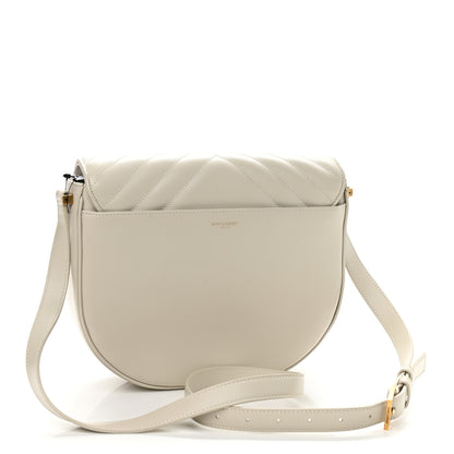 Saint Laurent Calfskin Quilted Y Joan Satchel Crema Soft 3 of 10