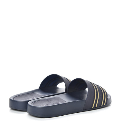 Chanel PVC CC Mules Sandals 39 Navy Gold 4 of 10