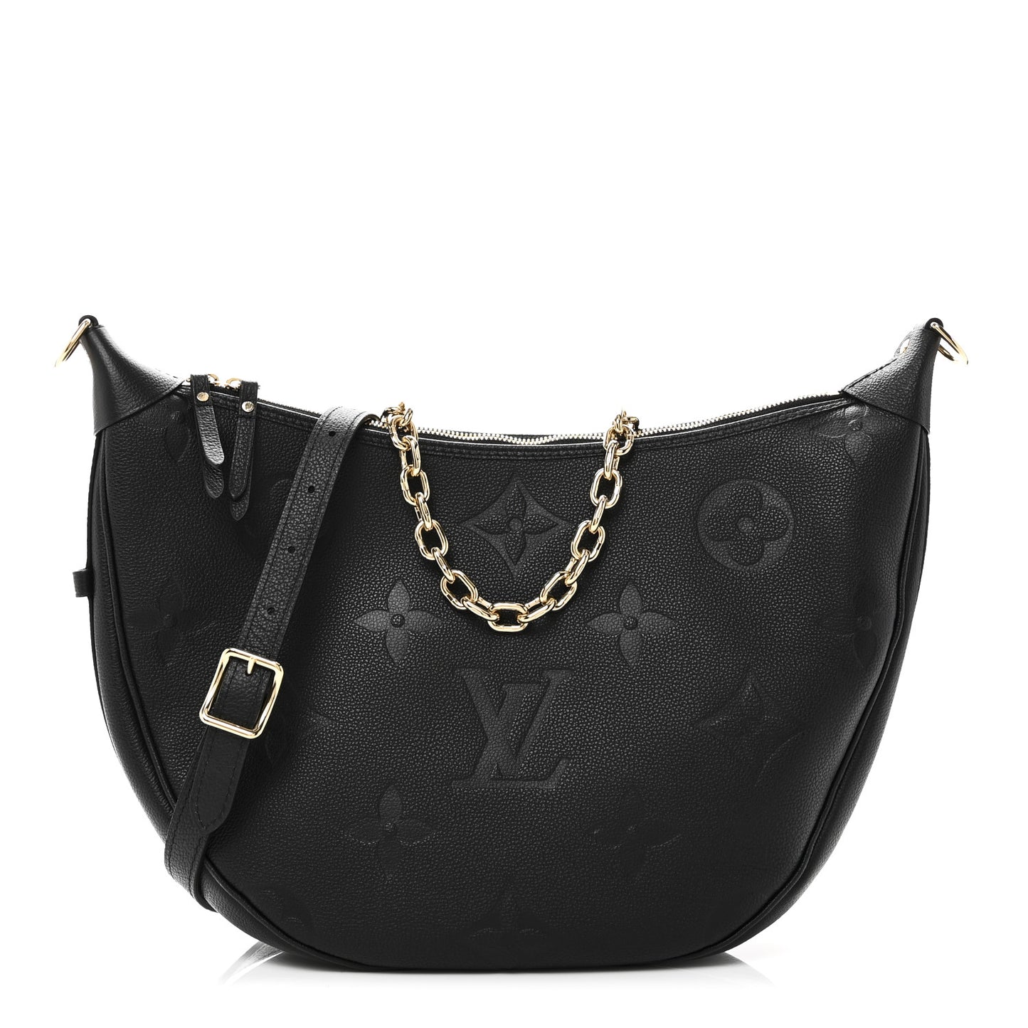 Empreinte Monogram Giant Loop Hobo Black