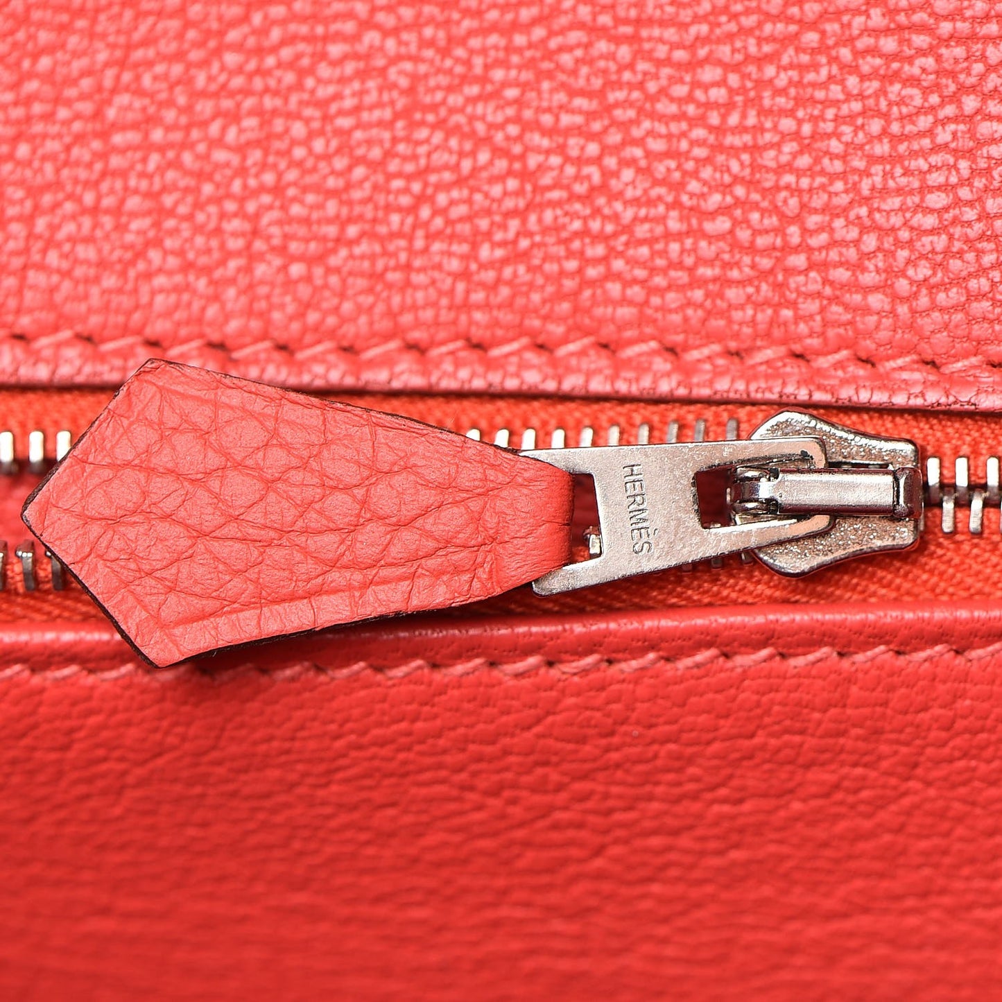 Togo Birkin 35 Rouge Pivoine