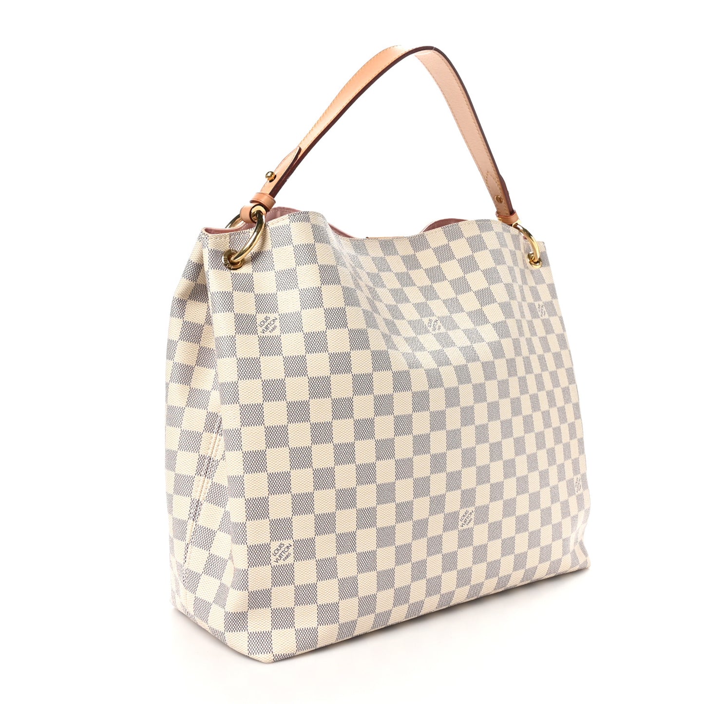 Damier Azur Graceful MM Rose Ballerine