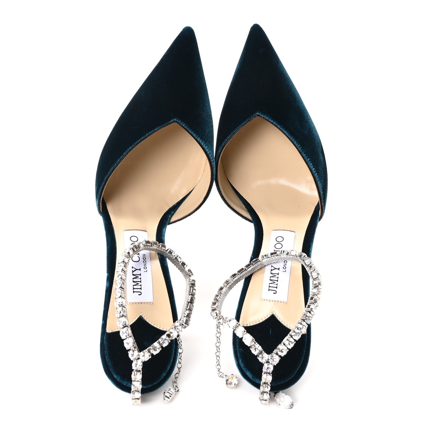 Velvet Crystal Saeda 100 Pumps 38.5 Dragonfly