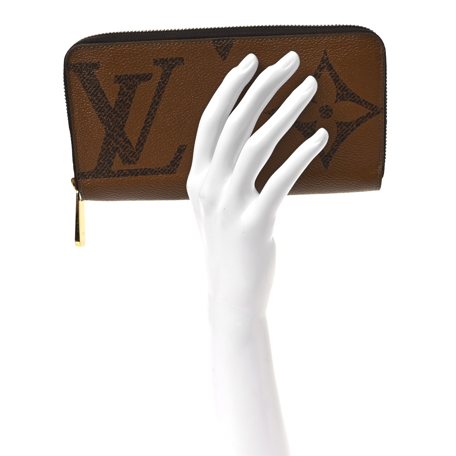 Louis Vuitton Reverse Monogram Giant Zippy Wallet 2 of 9
