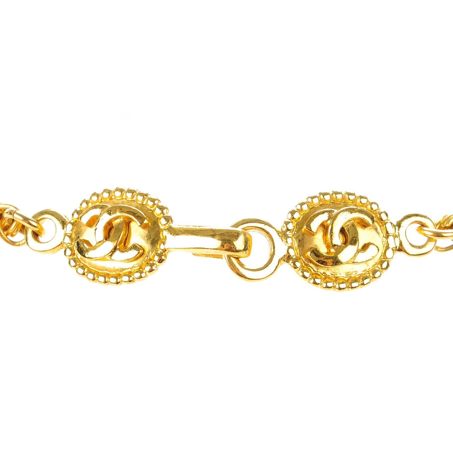 CC Pendant Necklace Gold