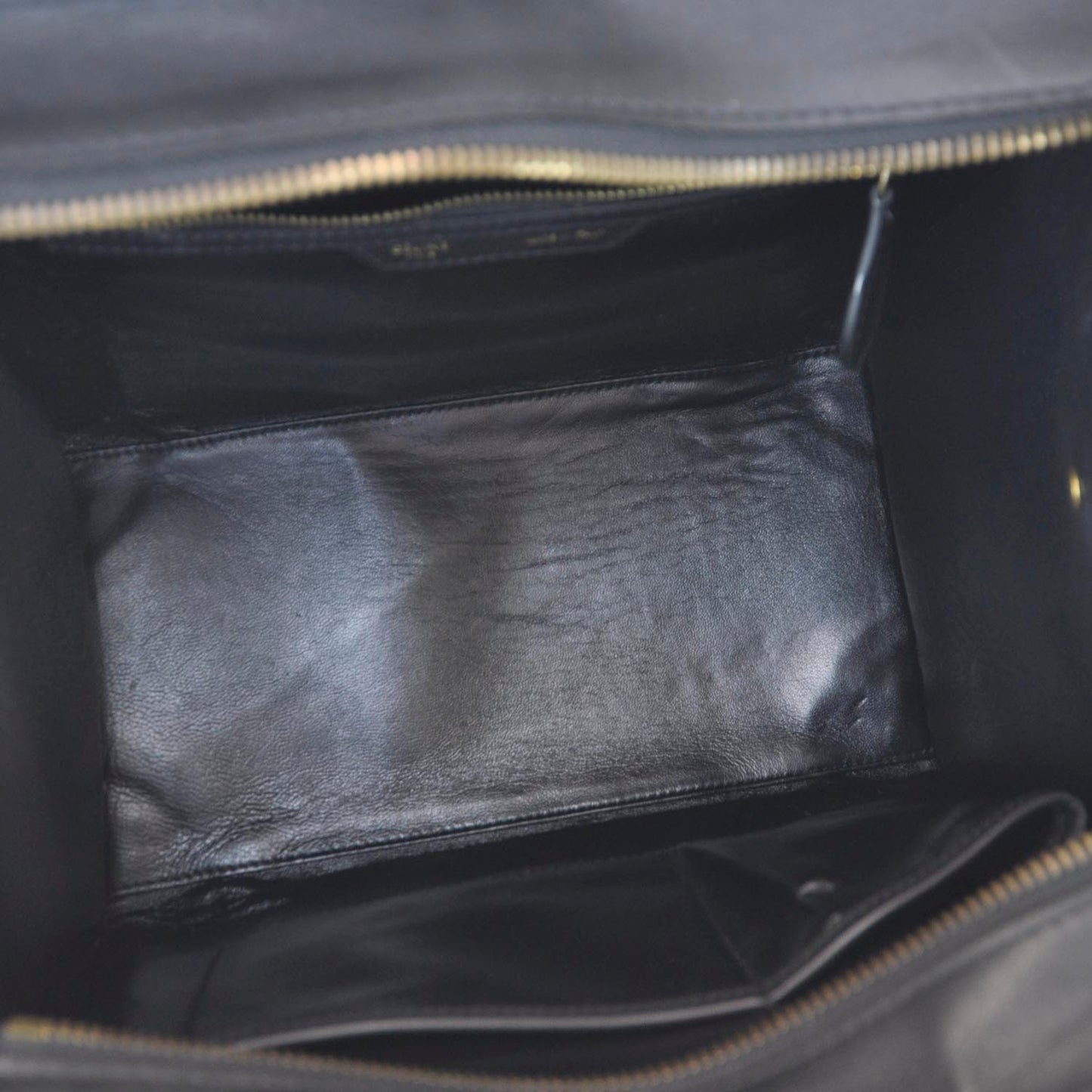 Smooth Calfskin Mini Luggage Black