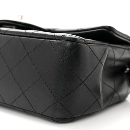 Chanel Lambskin Quilted Mini Rectangular Flap Black 10 of 10