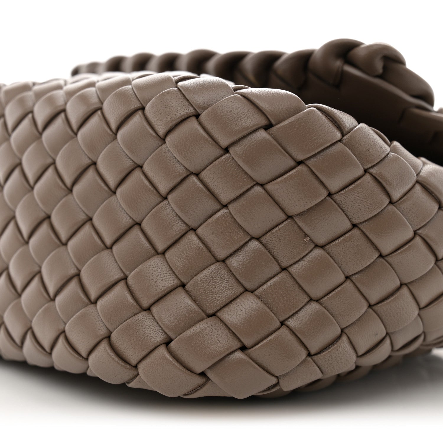 Bottega Veneta Nappa Intreccio Mini Cobble Shoulder Bag Taupe Grey 10 of 10