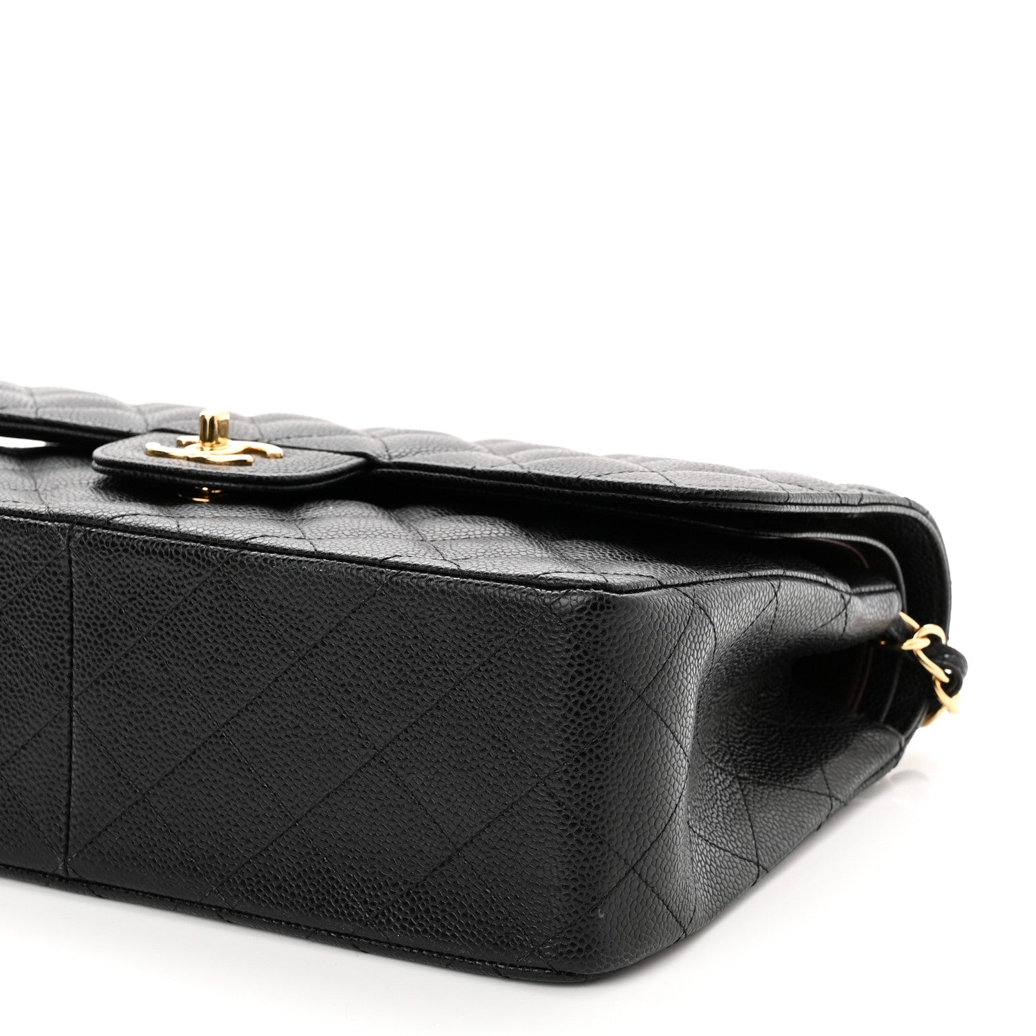 Chanel Caviar Quilted Jumbo Double Flap Black 9 of 9