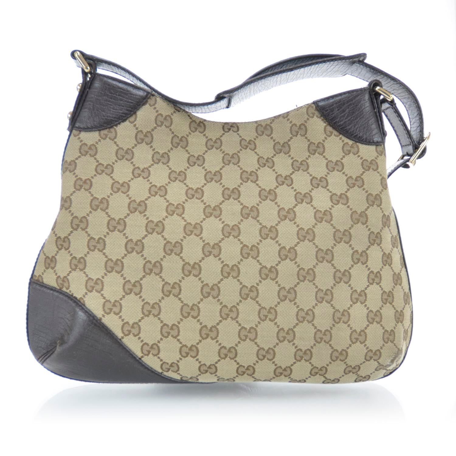 Gucci Monogram Hasler Shoulder Bag Ebony 3 of 10