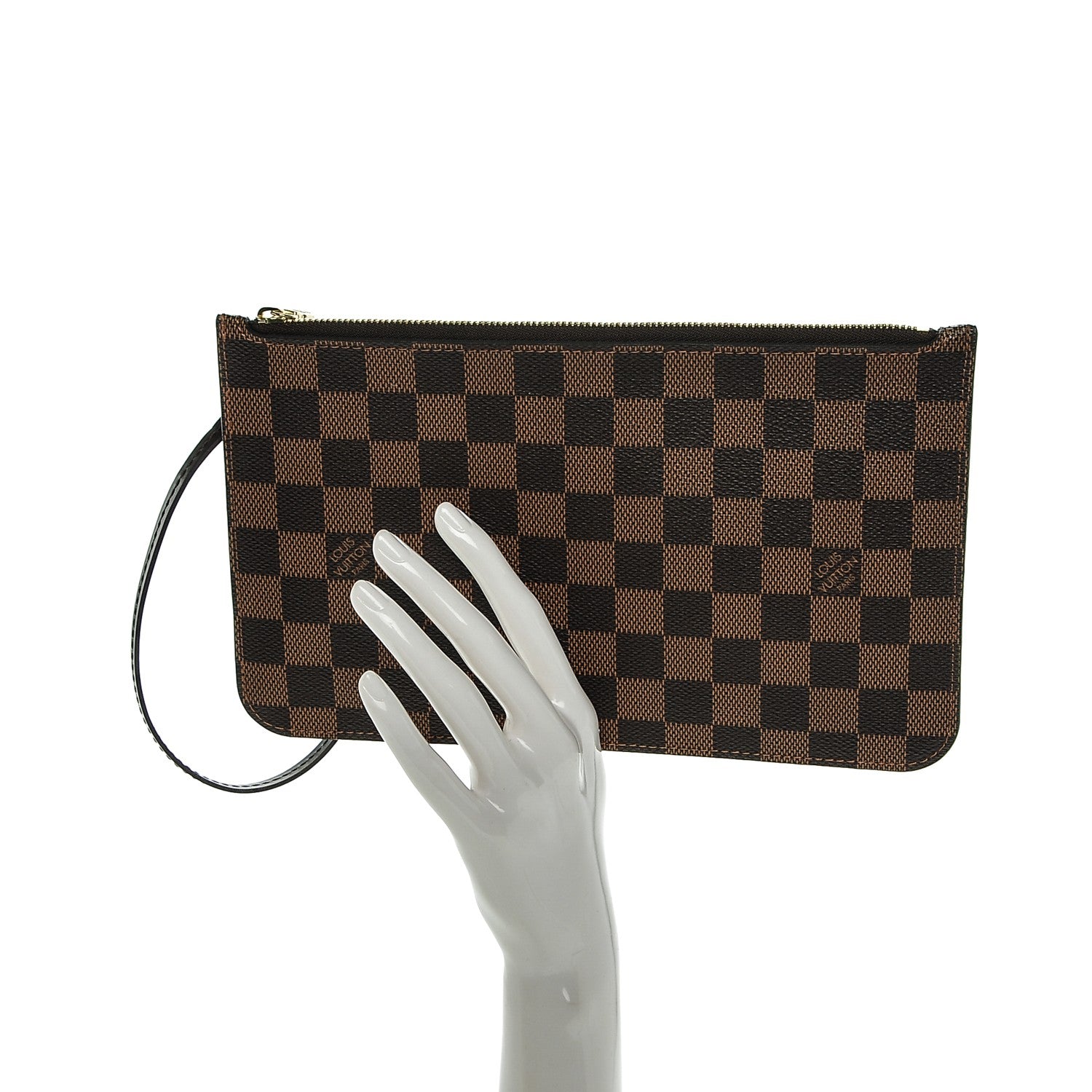 Louis Vuitton Damier Ebene Neverfull MM GM Pochette 2 of 6