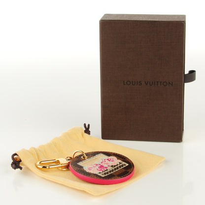 Louis Vuitton Monogram Illustre Posies Bag Charm 4 of 6