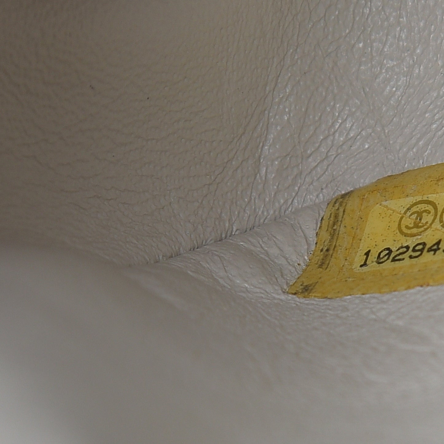 Lambskin Quilted Timeless Camera Case White