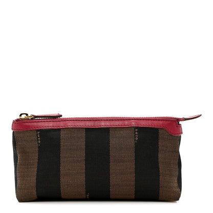 Fendi Pequin Vitello Pouch Tobacco Amarena 1 of 7