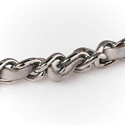 Chanel Lambskin Quilted Wallet On Chain WOC Grey 19 of 19