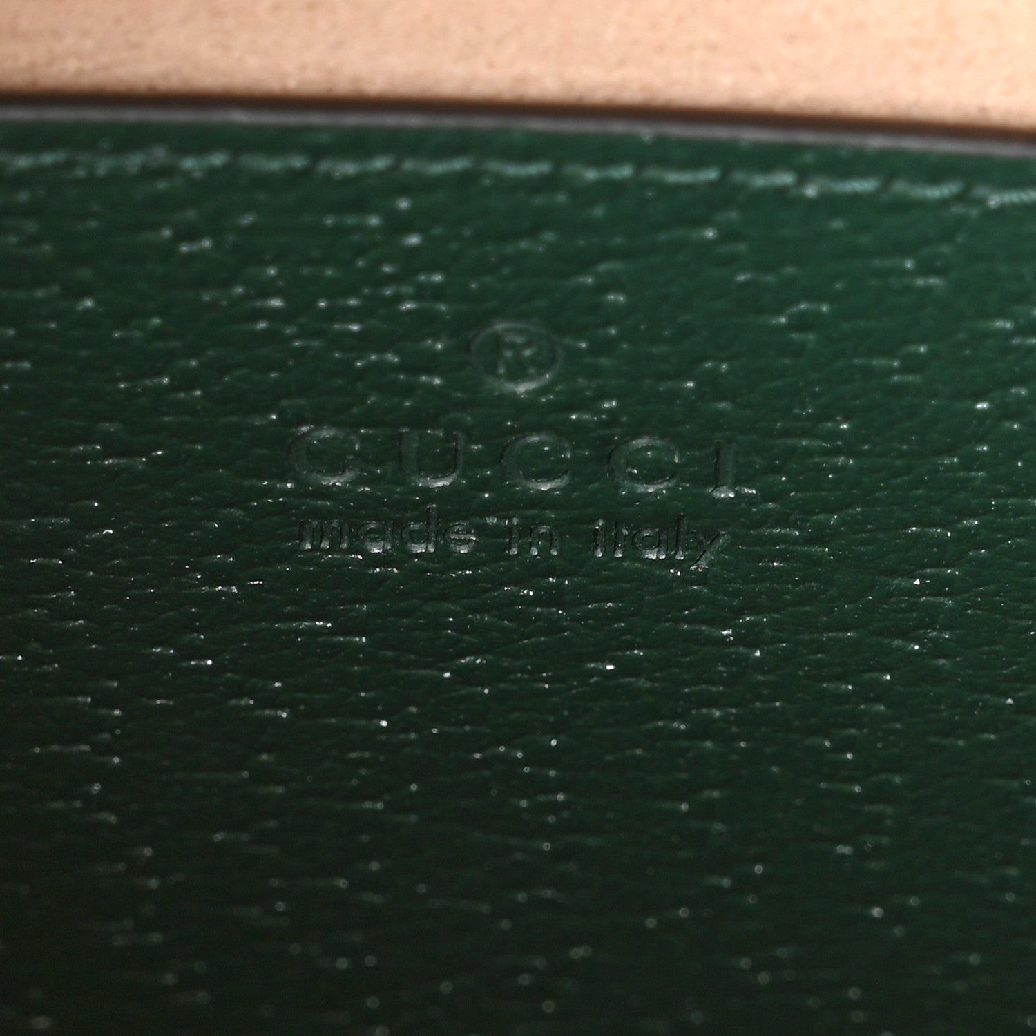 Gucci Textured Dollar Calfskin Web Mini Diana Tote Bag Vintage Green Pink 6 of 10