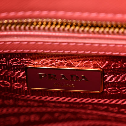 Prada Saffiano Vernice Mini Galleria Double Zip Tote Tamaris 6 of 10