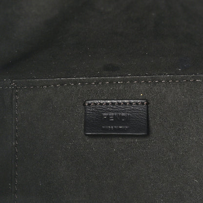 Fendi Fabric Jacquard Vitello Grace FF 1974 Mini Fendi Origami Tobacco Moro Ebano 8 of 13