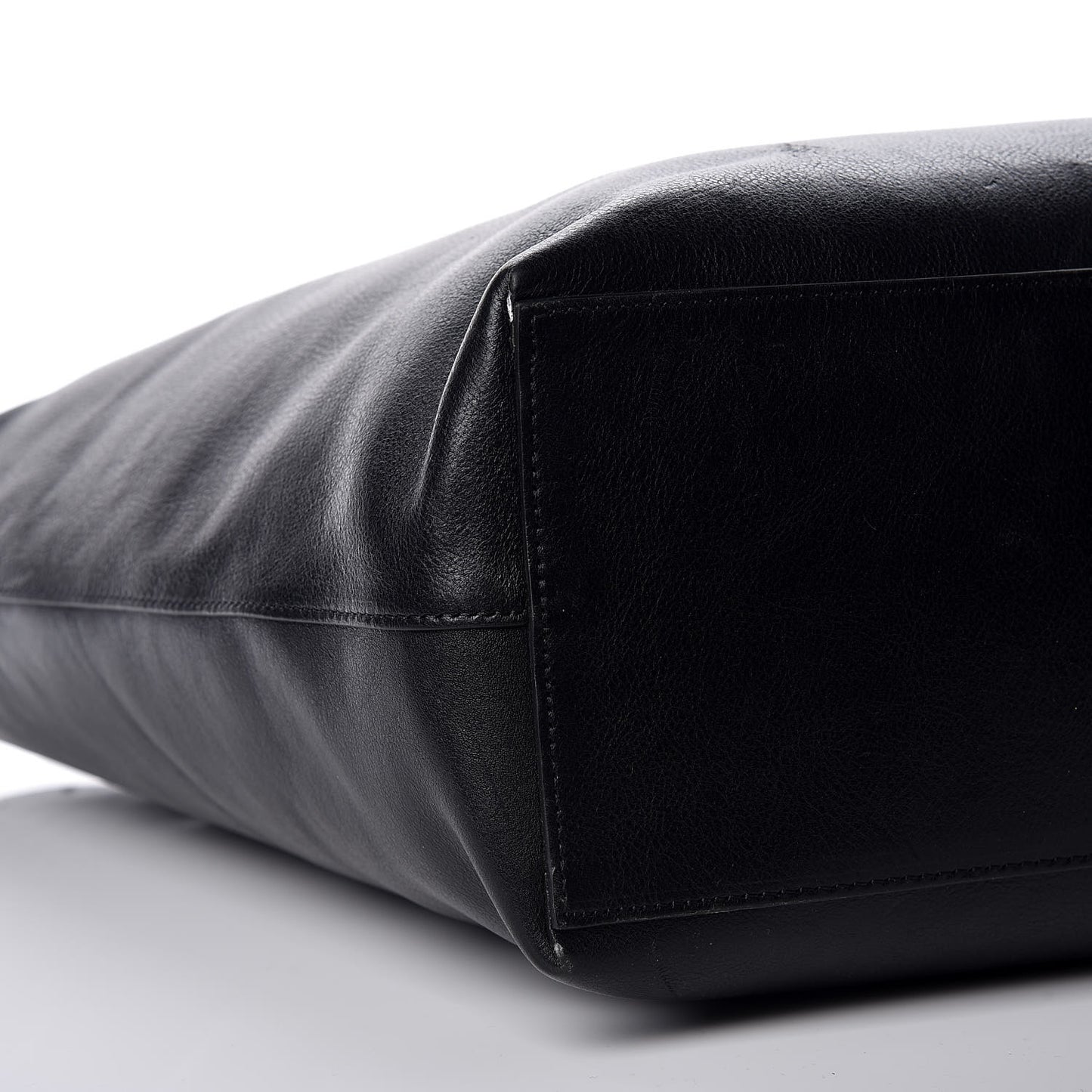 Calfskin Studded Tote Black
