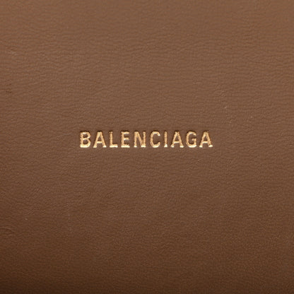 Balenciaga Coated Canvas BB Monogram Hourglass Top Handle Bag XS Beige Brown 6 of 11