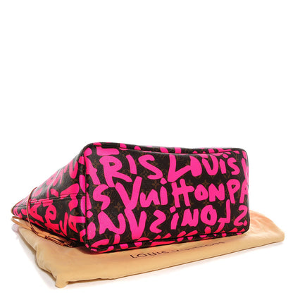 Louis Vuitton Monogram Graffiti Neverfull GM Fuchsia 4 of 7