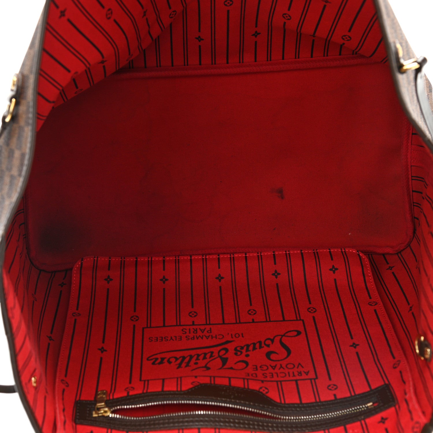 Louis Vuitton Damier Ebene Neverfull GM 5 of 15