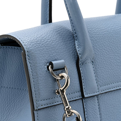 Mulberry Classic Grain Calfskin Small Bayswater Porcelain Blue 16 of 16