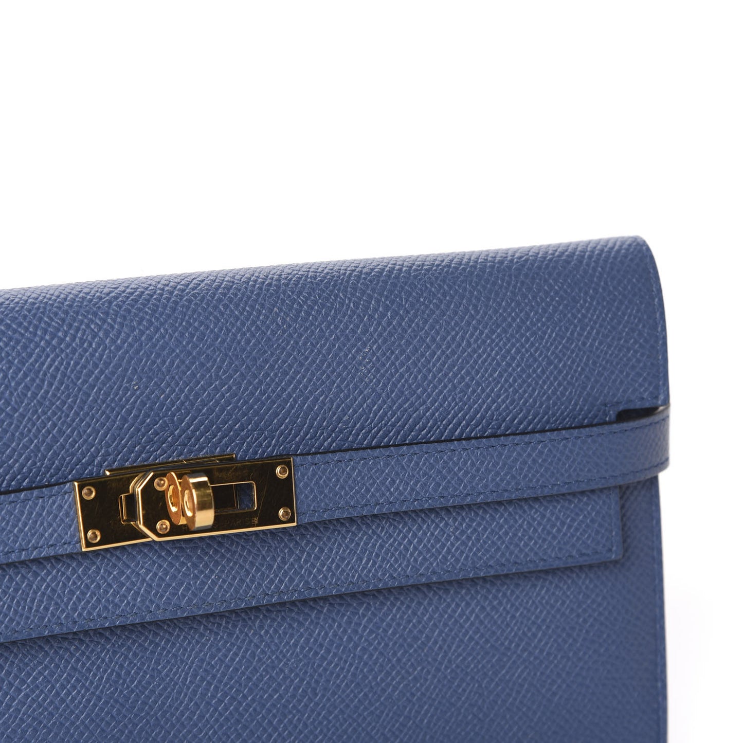 Epsom Kelly Longue Wallet Blue Agate