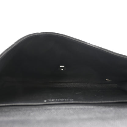 Chanel Caviar Quilted Clutch With Chain Flap Black 9 of 19