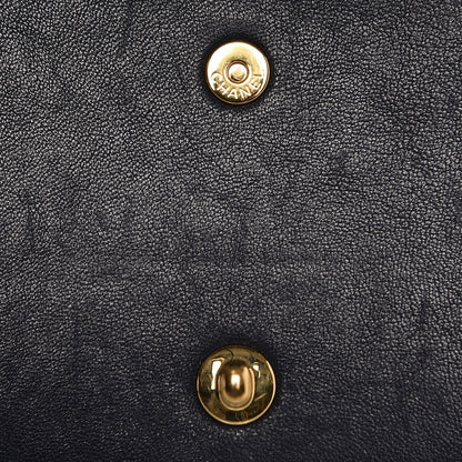 Chanel Sheepskin Quilted Vintage Mademoiselle Flap Navy 11 of 11