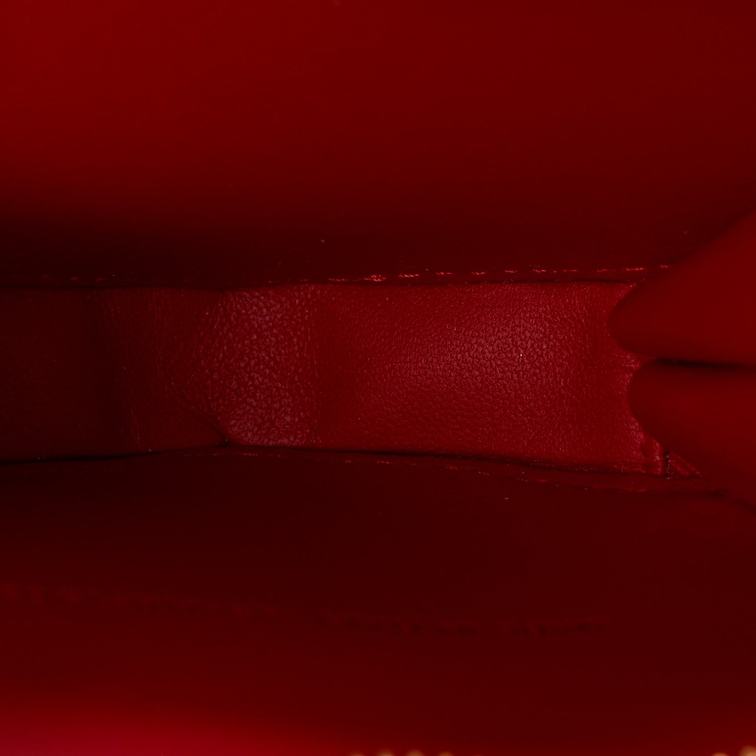 Christian Dior Calfskin Cannage Dioramour Caro Heart Pouch With Chain Bright Red 5 of 11