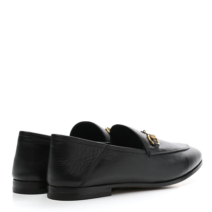 Gucci Lambskin Womens Brixton Horsebit Loafers 37 Black 4 of 10