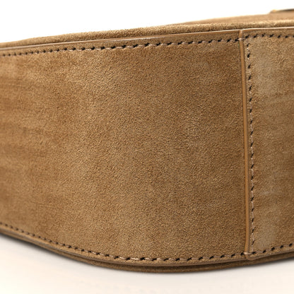 Saint Laurent Suede Calfskin Le 5 A 7 Hobo Beige 9 of 13