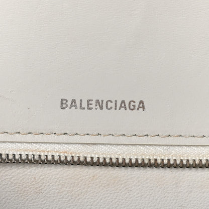 Balenciaga Grained Calfskin Medium Hourglass Top Handle Bag White 7 of 12