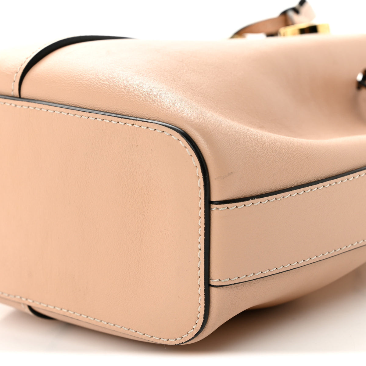 Calfskin Gala Small Bucket Bag Blush Nude