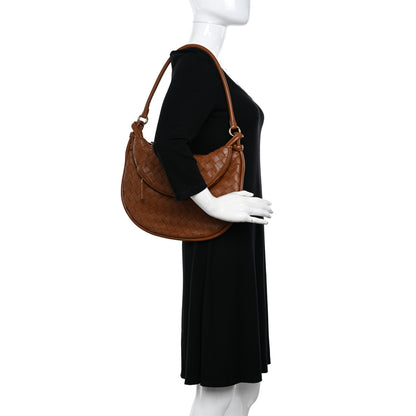 Bottega Veneta Nappa Intrecciato Medium Gemelli Cognac 2 of 12